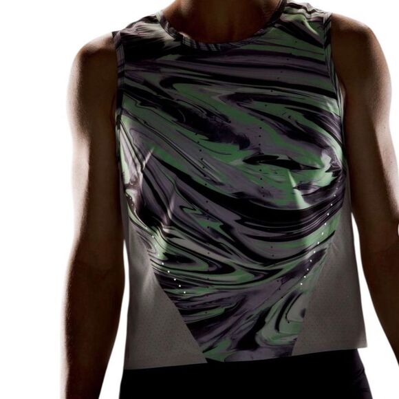 Lululemon Swift Ventilated Running Tank Top Paint Glide Warp Multi - Picture 5 of 10
